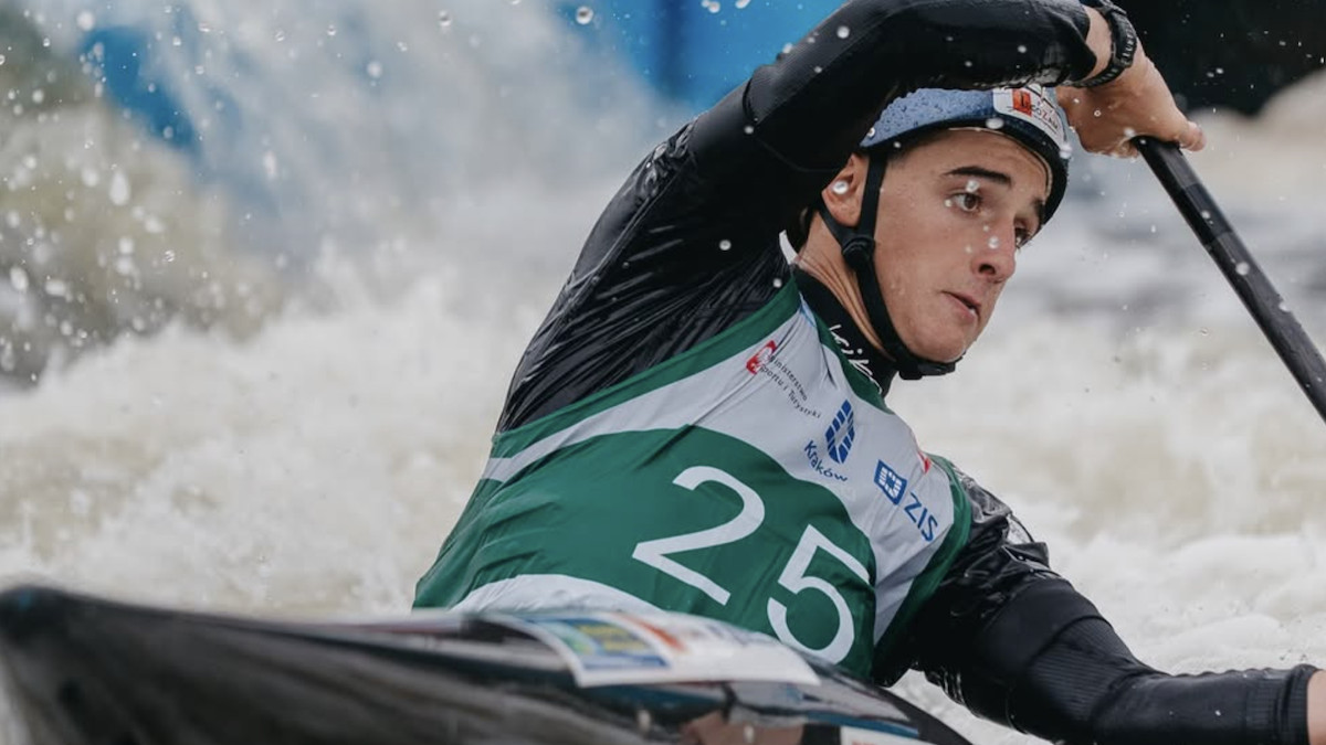 Faust Clotet, durant la competició celebrada a Cracòvia