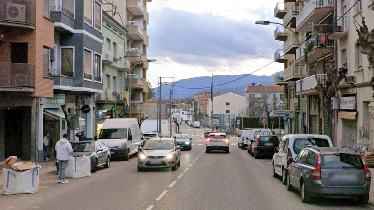 Imatge de l'avinguda Espanya de Tremp