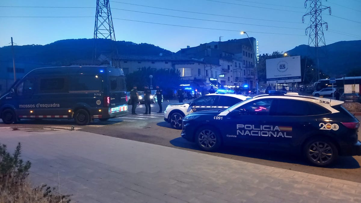Imatge d'un dels controls realitzats a la Pobla de Segur