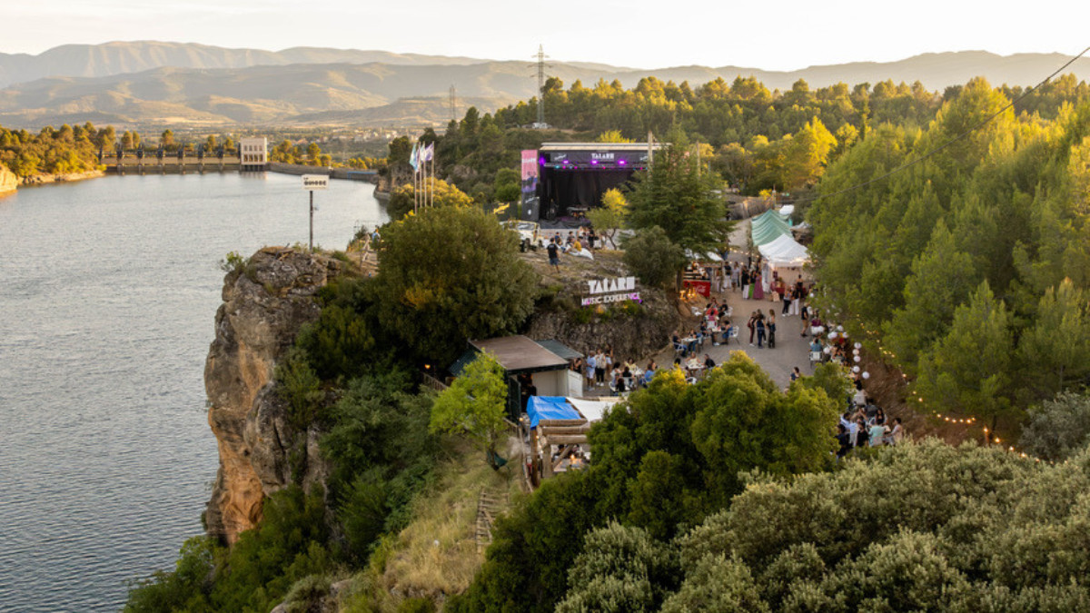 L'escenari del Talarn Music Experience