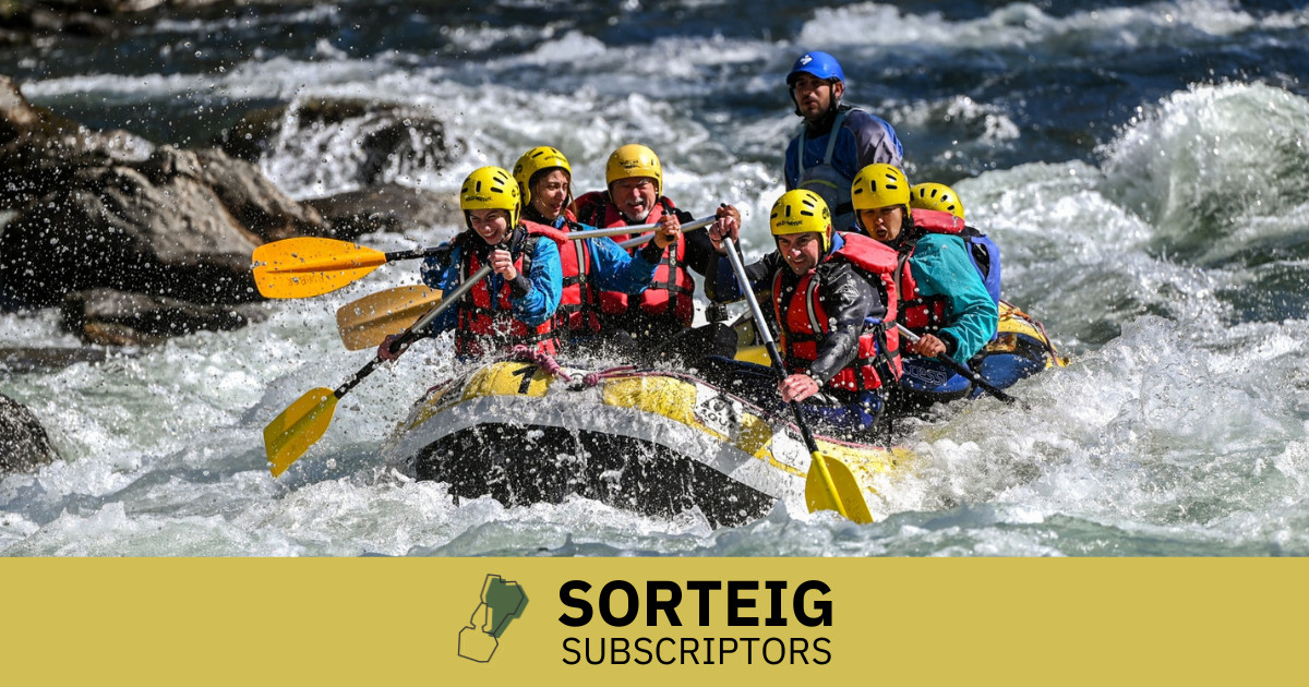 Gaudeix amb Pallars Digital d'un descens en ràfting amb Rubber River