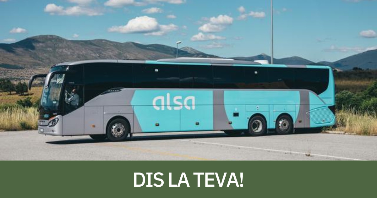 Un autobús d'Alsa, en imatge d'arxiu