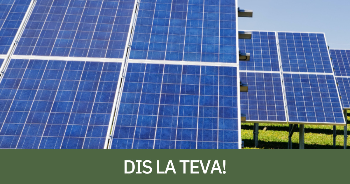 Plaques solars en un camp català
