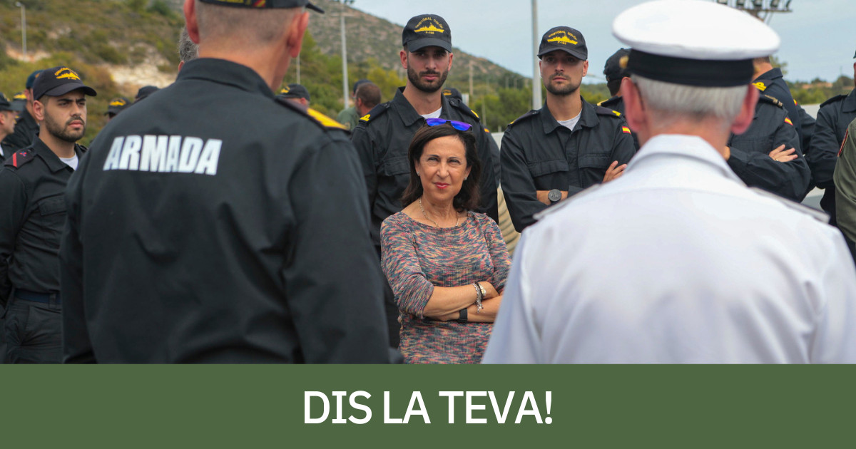La ministra Margarita Robles, en una imatge d'arxiu