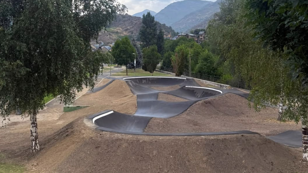 El pump track d'Esterri d'Àneu ja està operatiu