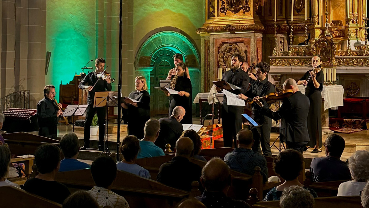 Actuació de Bachcelona Consort a l'Església de Sta. Maria de Valldeflors a Tremp