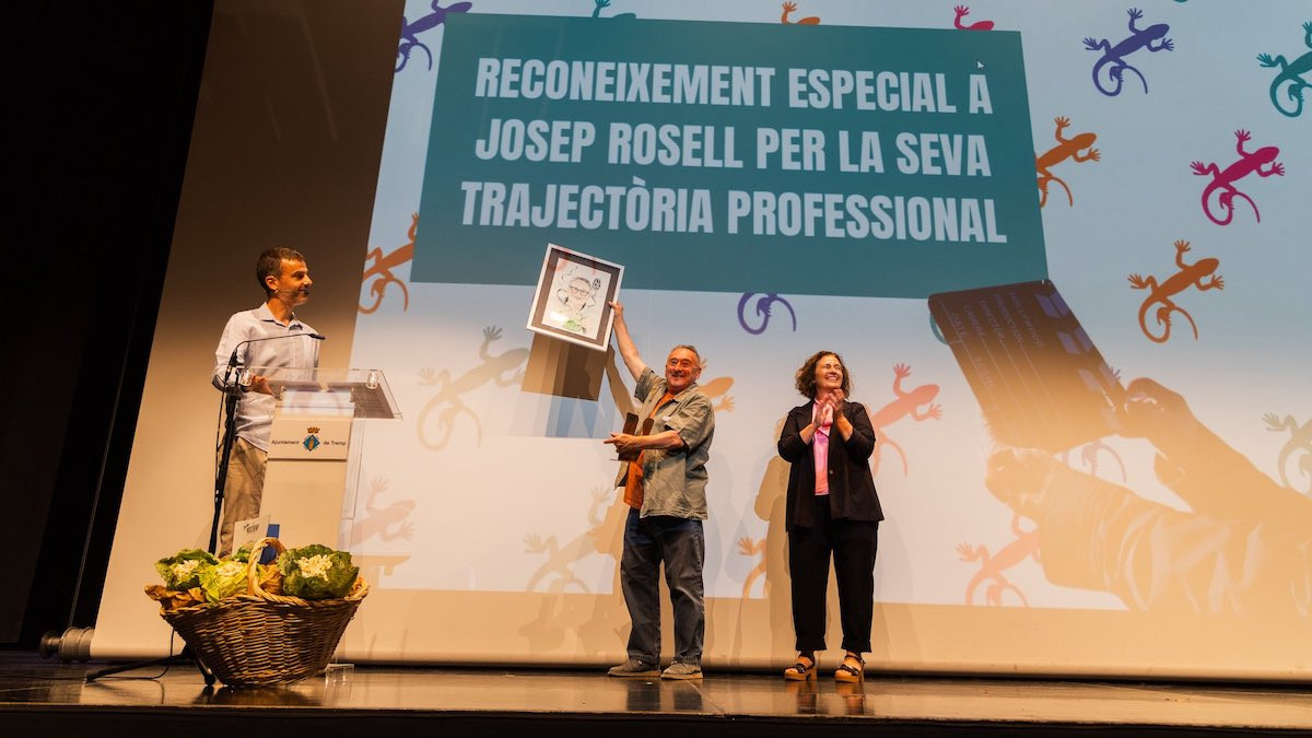 Josep Rosell, rebent el reconeixement per la seva trajectòria professional