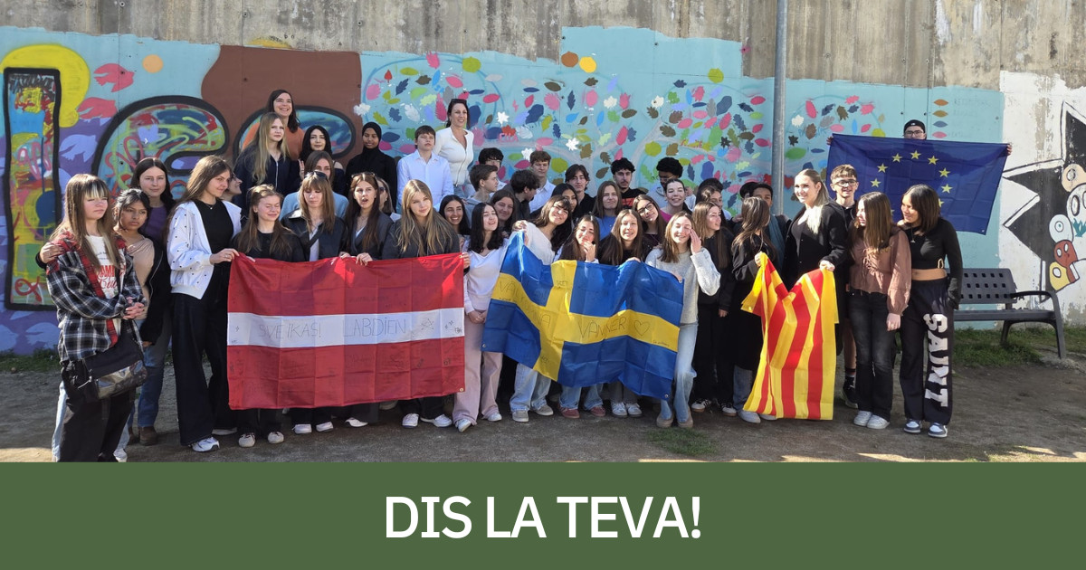 Imatge d'un dels intercanvis en què ha participat el centre de Sort