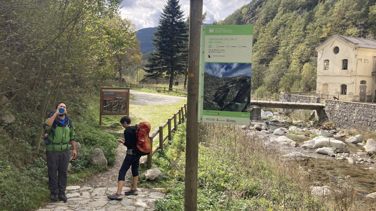 Camí senyalitzat del Parc Natural de les Capçaleres del Ter i del Freser