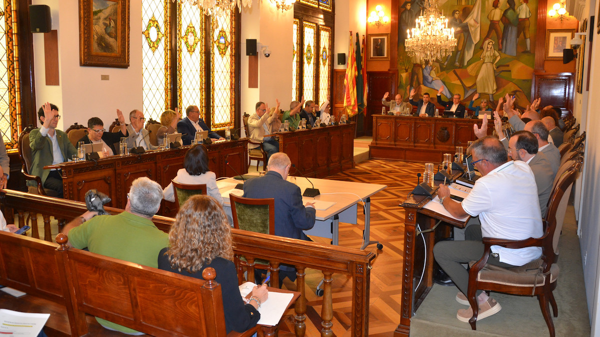 Imatge del ple de la Diputació de Lleida d'aquest dijous