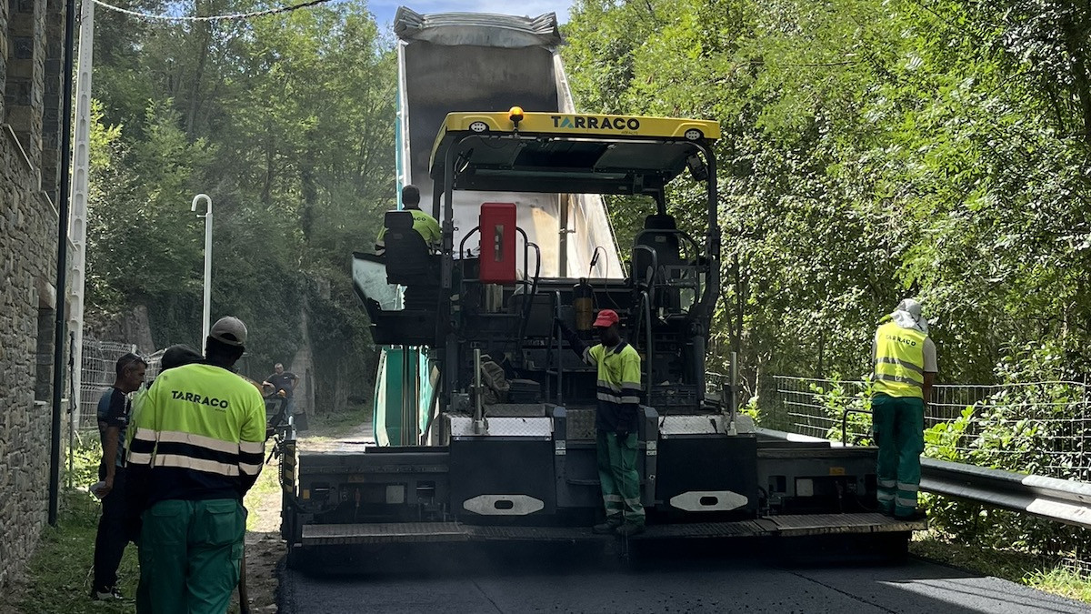 Una de les actuacions a la carretera de Xerallo