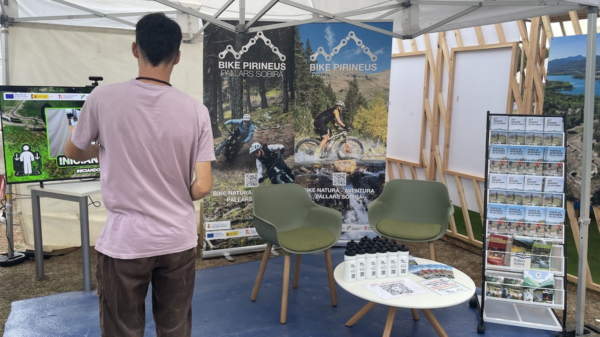 Imatge de l'estand del Pallars Sobirà a la fira gironina