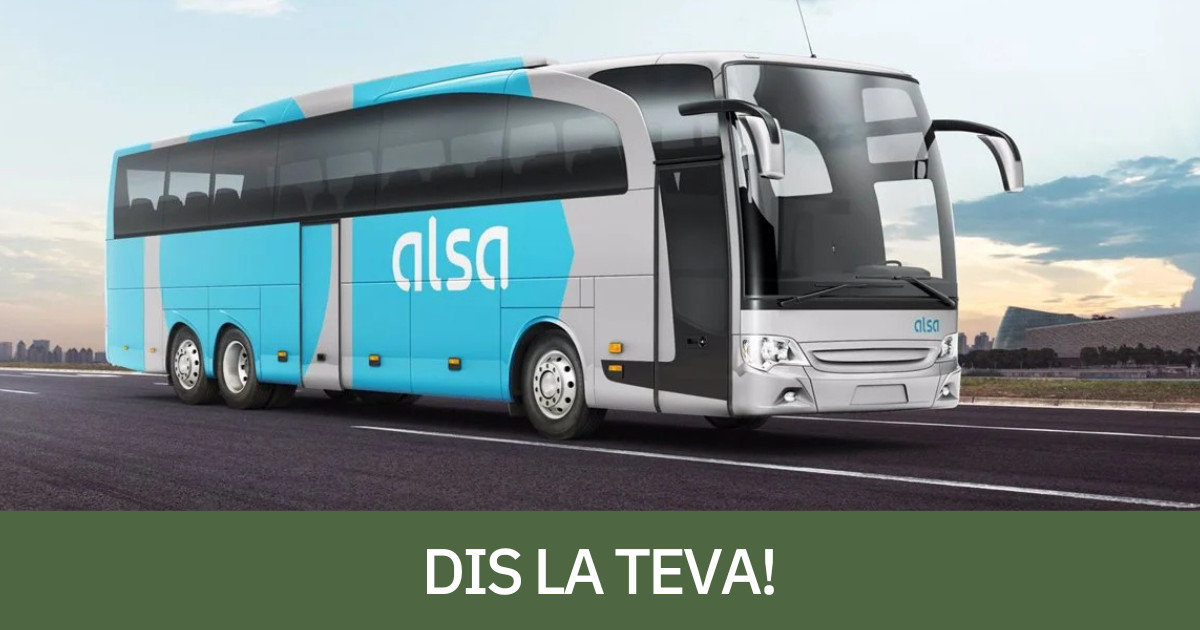 Imatge d'arxiu d'un autobús d'Alsa
