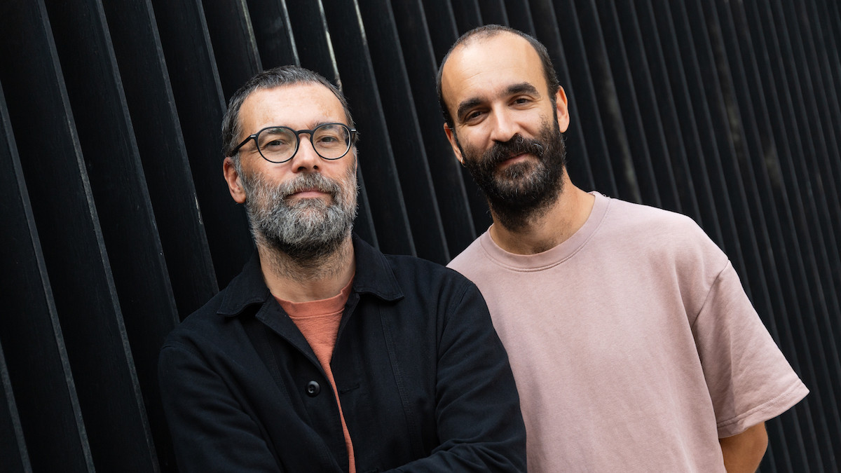 Els guionistes Fran Araújo, a l'esquerra, i Eduard Sola