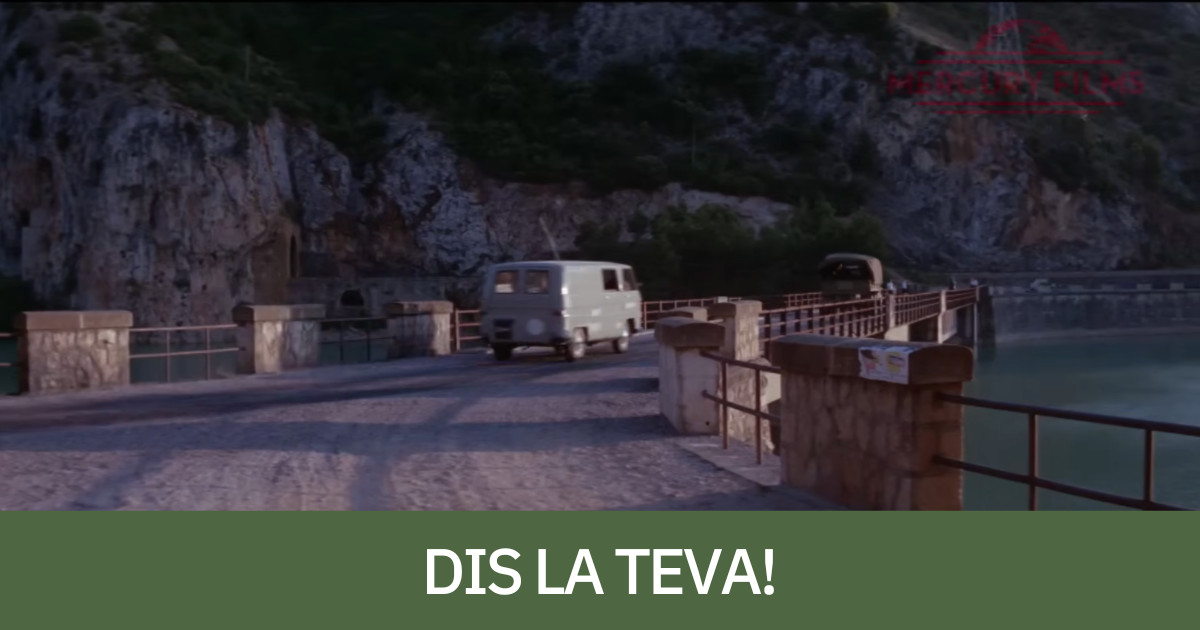 Una escena de la pel·lícula gravada al pont de Monares