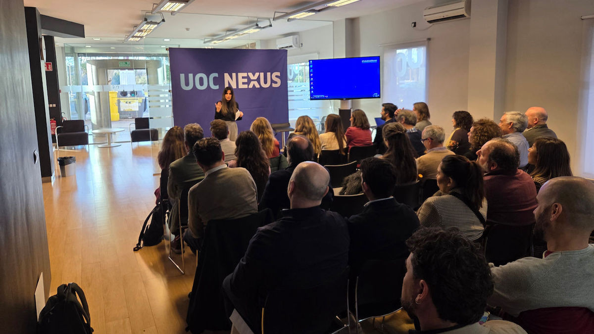 Imatge d'arxiu d'una trobada UOC Nexus