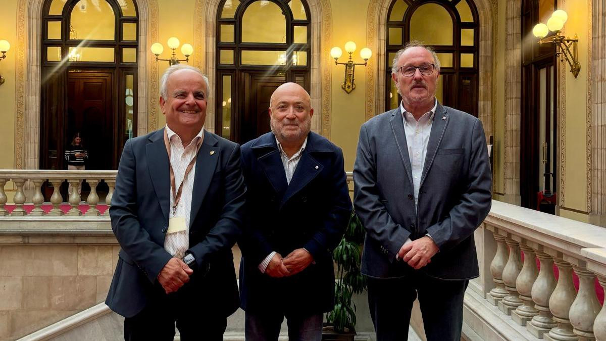 Jordana, Roca i Vidal, al Parlament de Catalunya