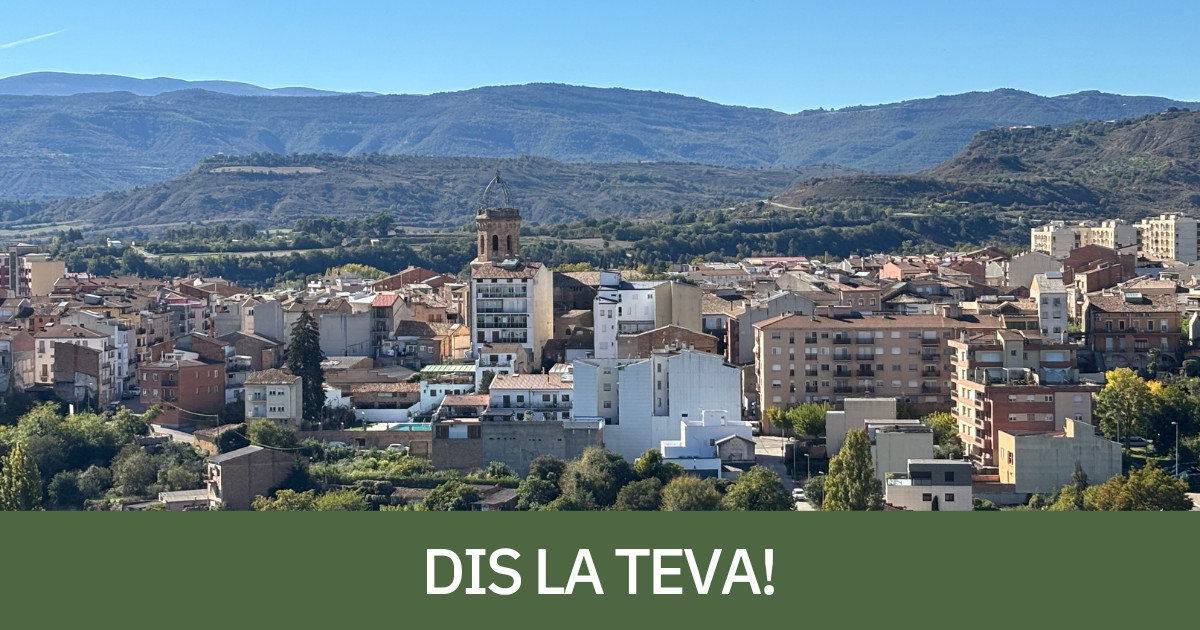 La ciutat de Tremp, en imatge d'arxiu