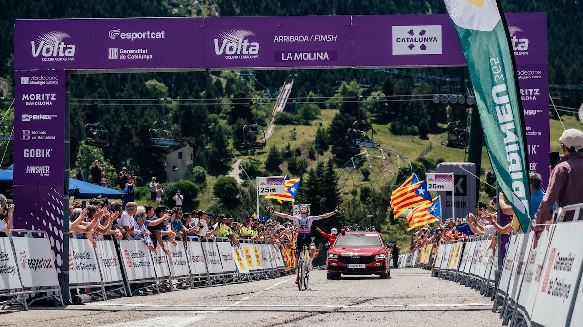 Arribada de la Vola a la Molina en l'edició d'enguany