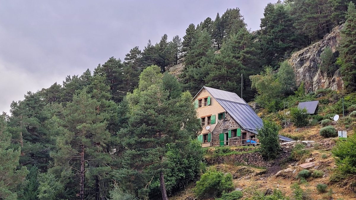 Imatge exterior del refugi de Vallferrera